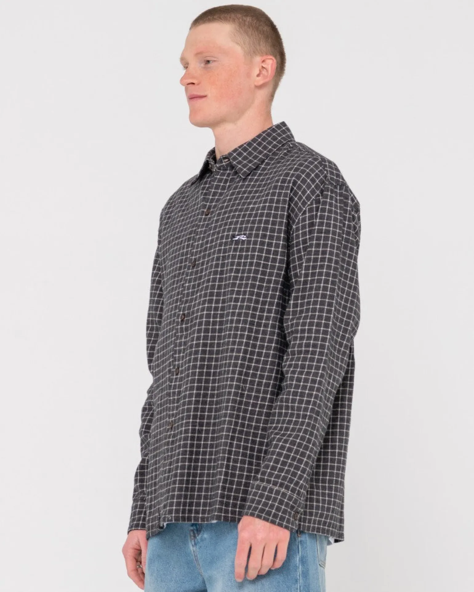 Datsun Relaxed Check Long Sleeve Shirt | Rusty Store