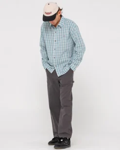 Datsun Relaxed Check Long Sleeve Shirt | Rusty Best Sale