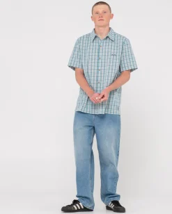 Datsun Relaxed Fit Check Shirt | Rusty Best Sale