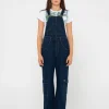 Dax Denim Cargo Overalls | Rusty Hot