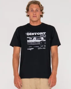 Distort Short Sleeve Graphic Tee | Rusty Best