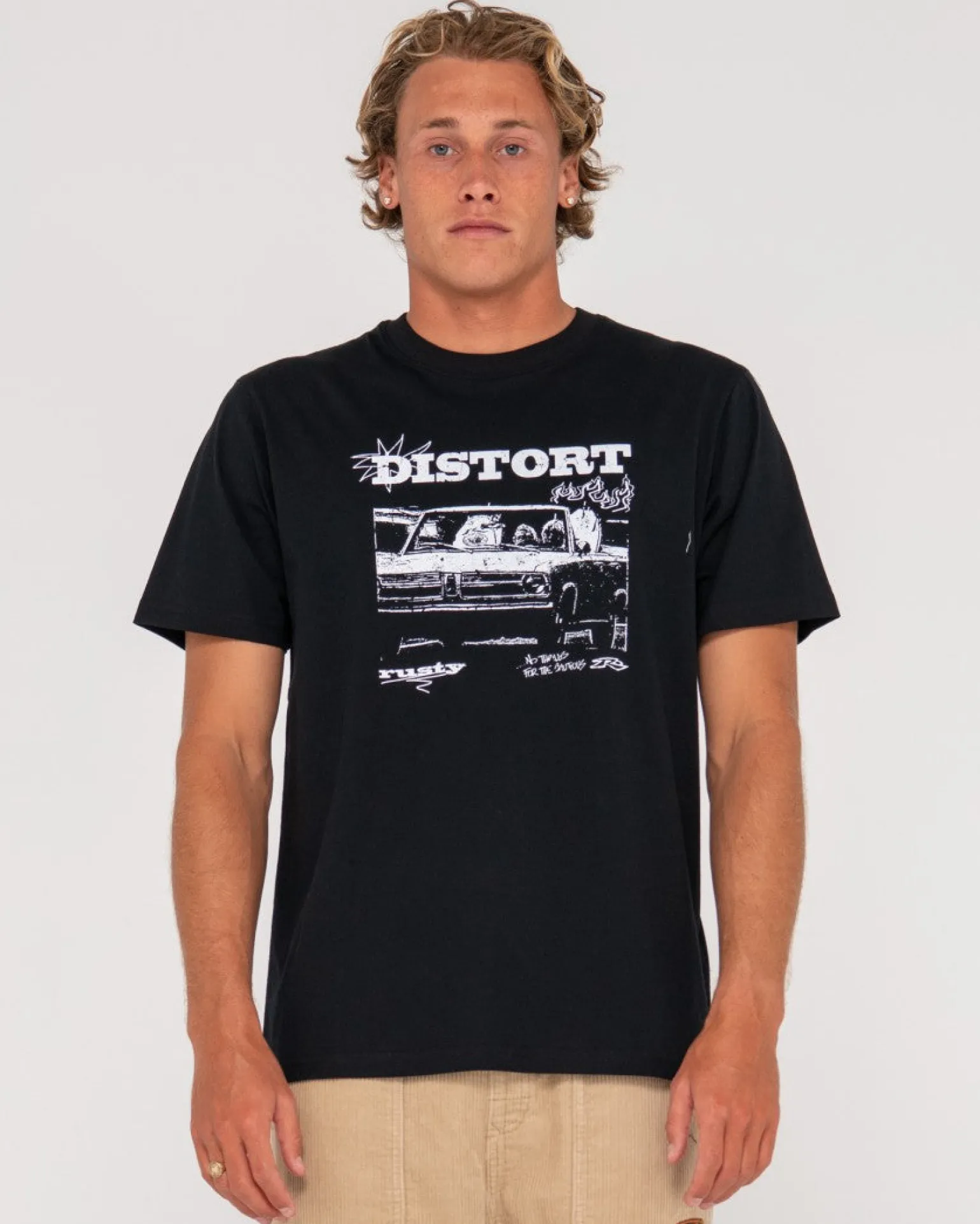 Distort Short Sleeve Graphic Tee | Rusty Best