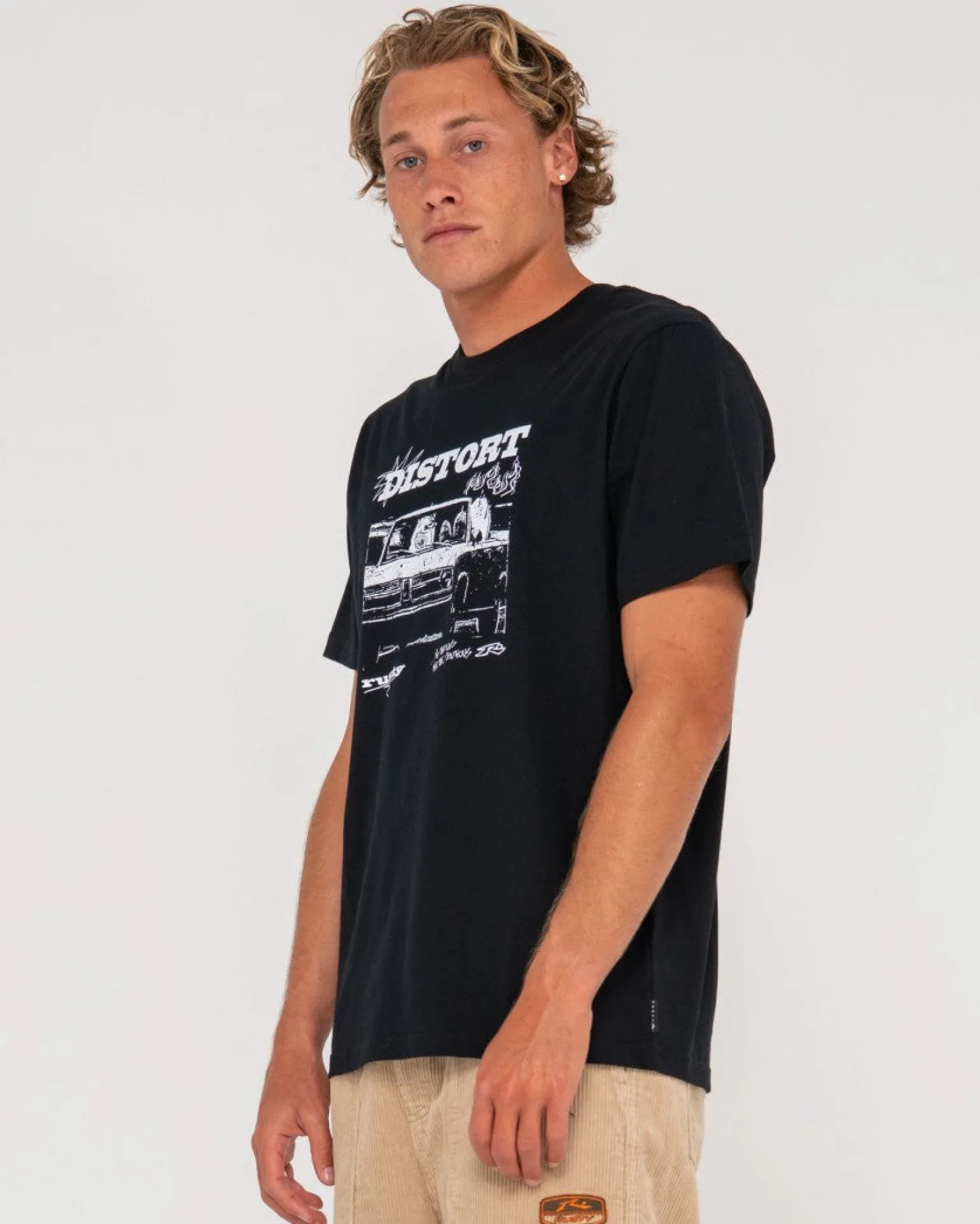 Distort Short Sleeve Graphic Tee | Rusty Best