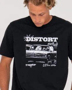 Distort Short Sleeve Graphic Tee | Rusty Best
