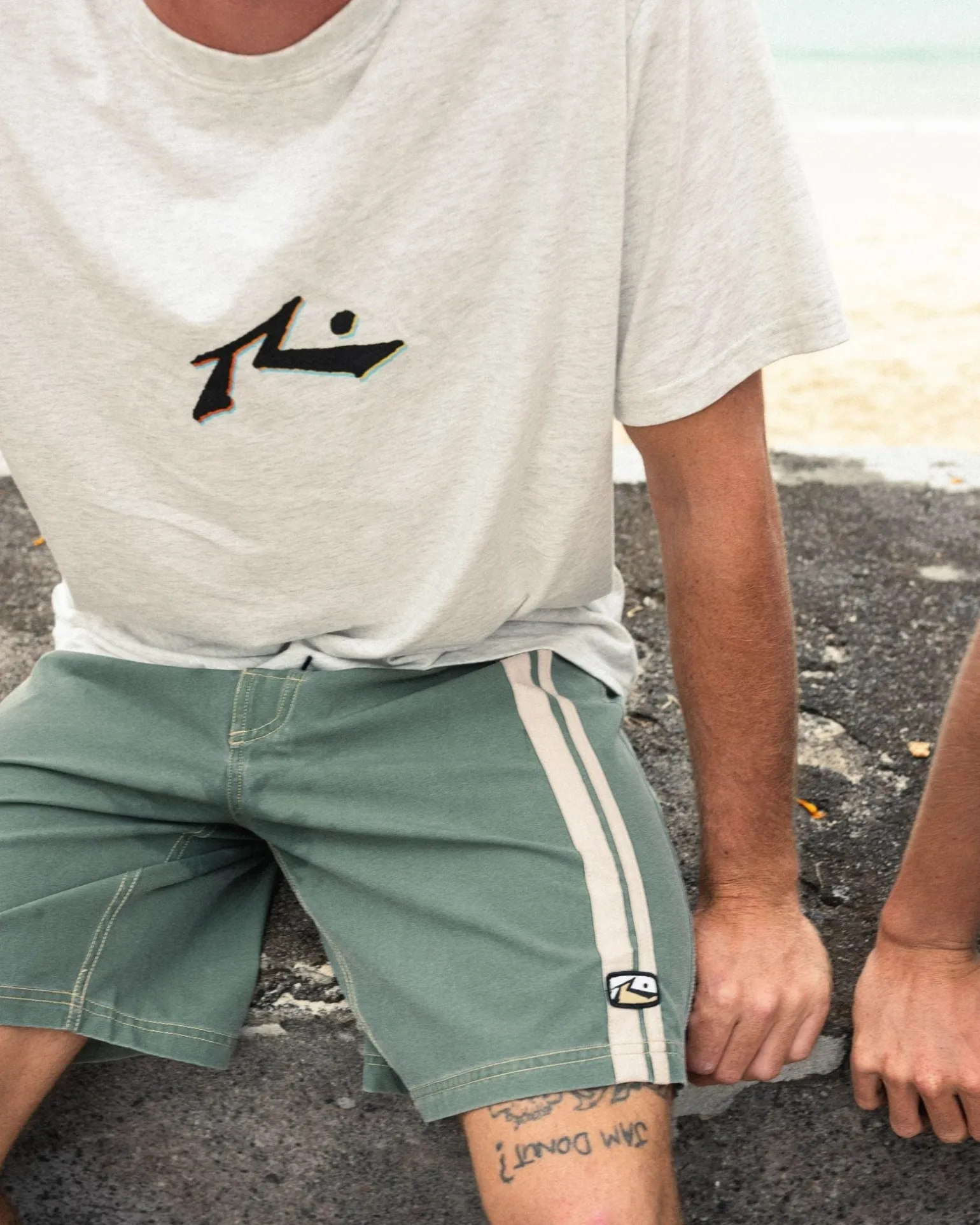 Double Drop Short Sleeve Tee | Rusty Best Sale