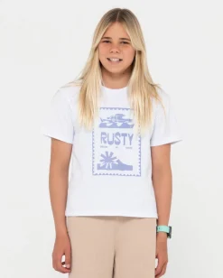 Dream State Oversized Tee Girls | Rusty Store