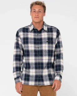 Dry Eyes Long Sleeve Flannel Shirt | Rusty Cheap