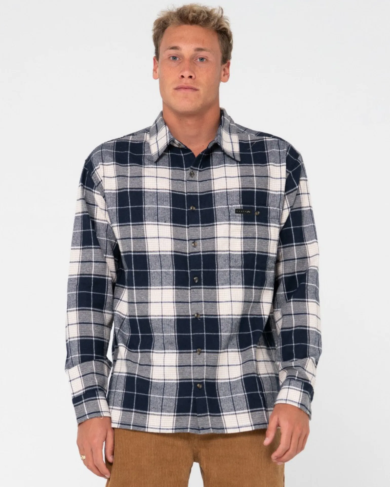 Dry Eyes Long Sleeve Flannel Shirt | Rusty Cheap