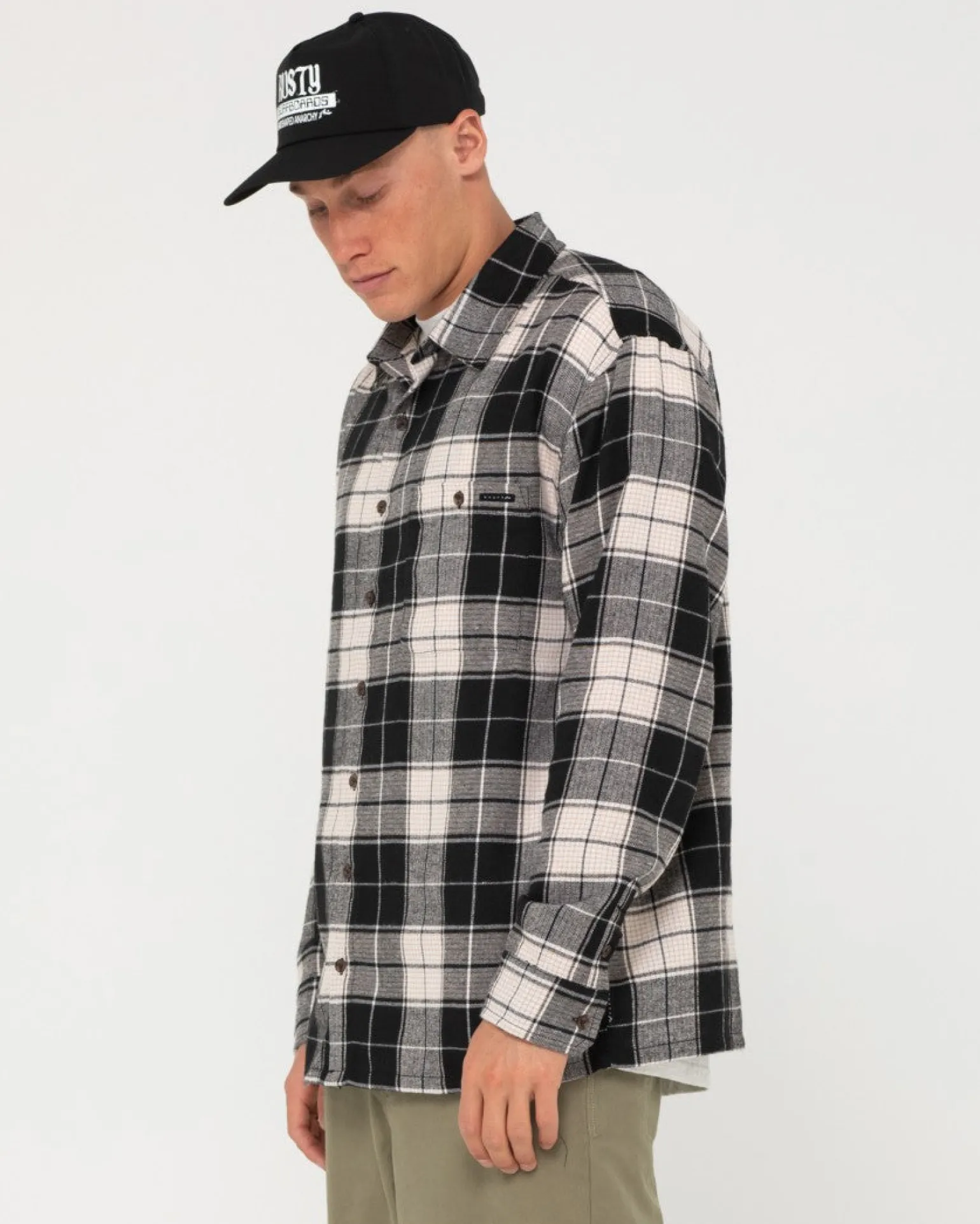 Dry Eyes Long Sleeve Flannel Shirt | Rusty Fashion
