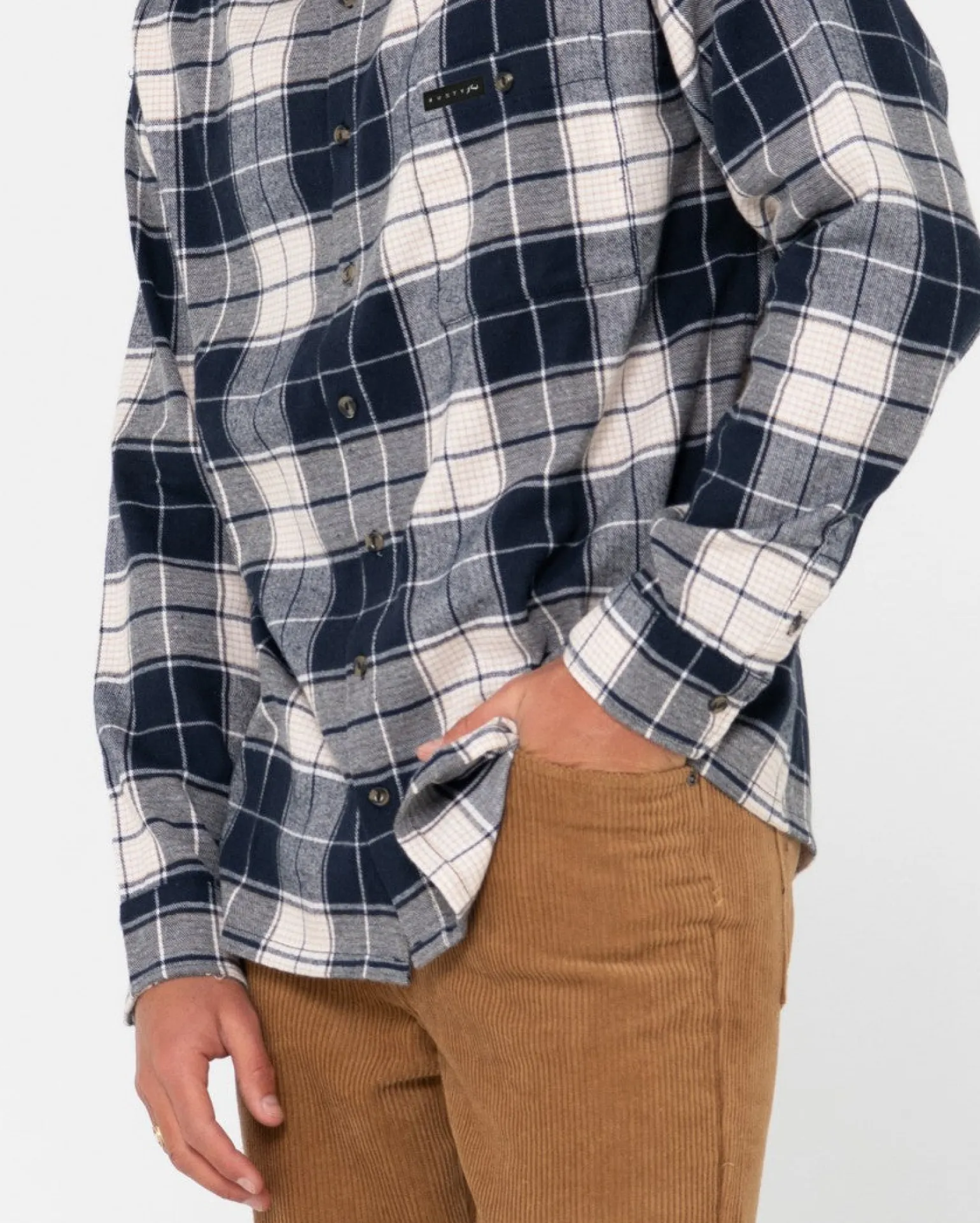 Dry Eyes Long Sleeve Flannel Shirt | Rusty Cheap