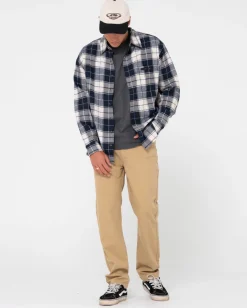 Dry Eyes Long Sleeve Flannel Shirt | Rusty Cheap