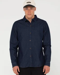 Dryver Denim Long Sleeve Shirt | Rusty Sale