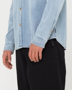 Dryver Denim Long Sleeve Shirt | Rusty Discount