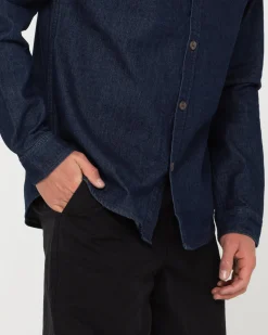Dryver Denim Long Sleeve Shirt | Rusty Sale