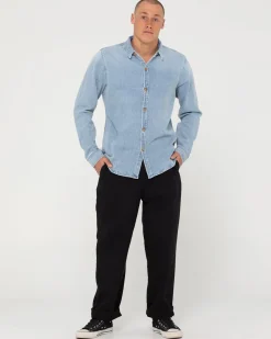 Dryver Denim Long Sleeve Shirt | Rusty Discount