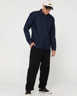 Dryver Denim Long Sleeve Shirt | Rusty Sale