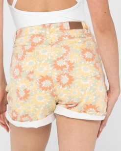 Duke High Waisted Denim Short | Rusty Cheap