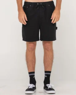 Dungaree Elastic Short | Rusty Fashion