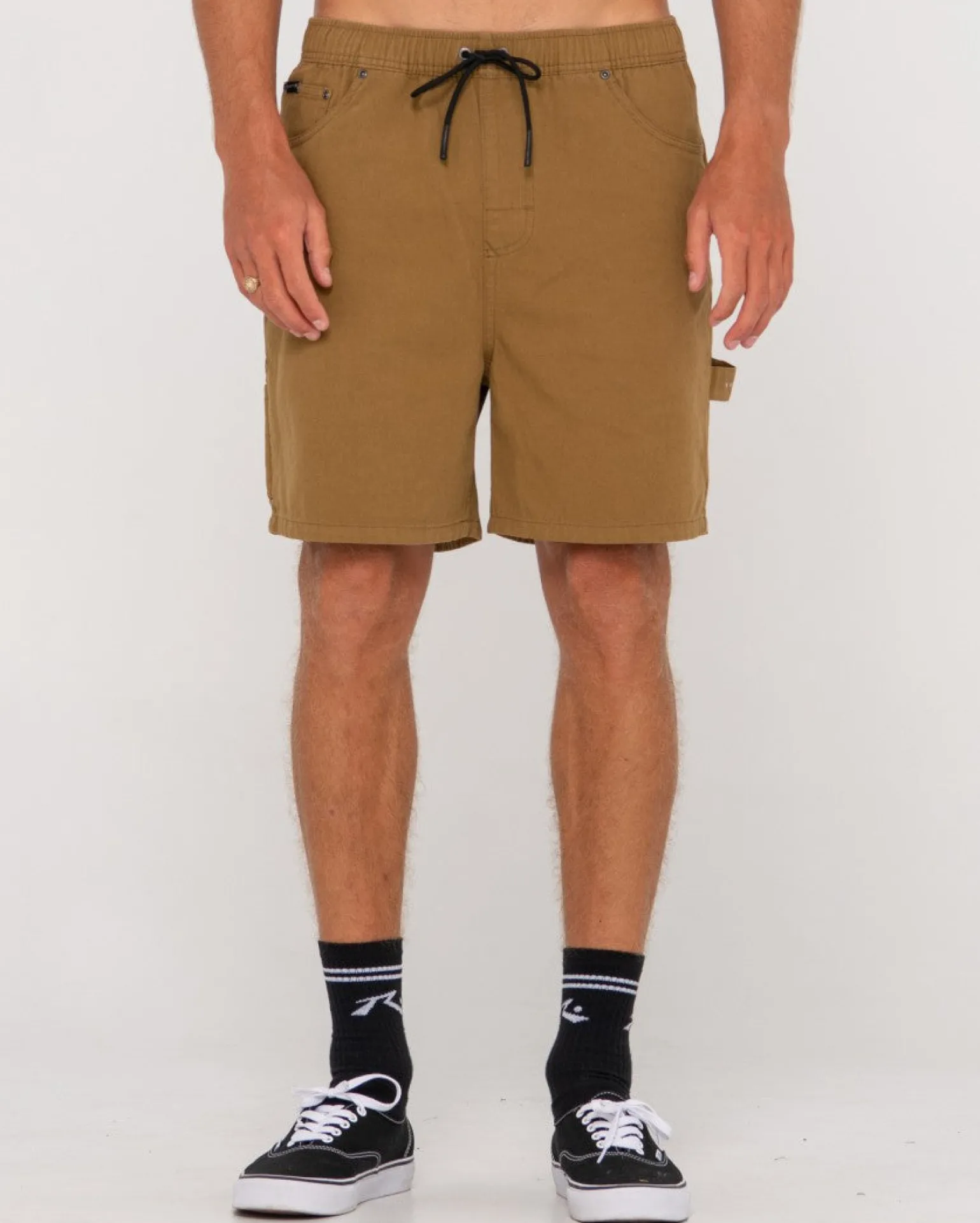 Dungaree Elastic Short | Rusty Clearance
