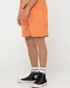 Dungaree Elastic Short | Rusty Best Sale