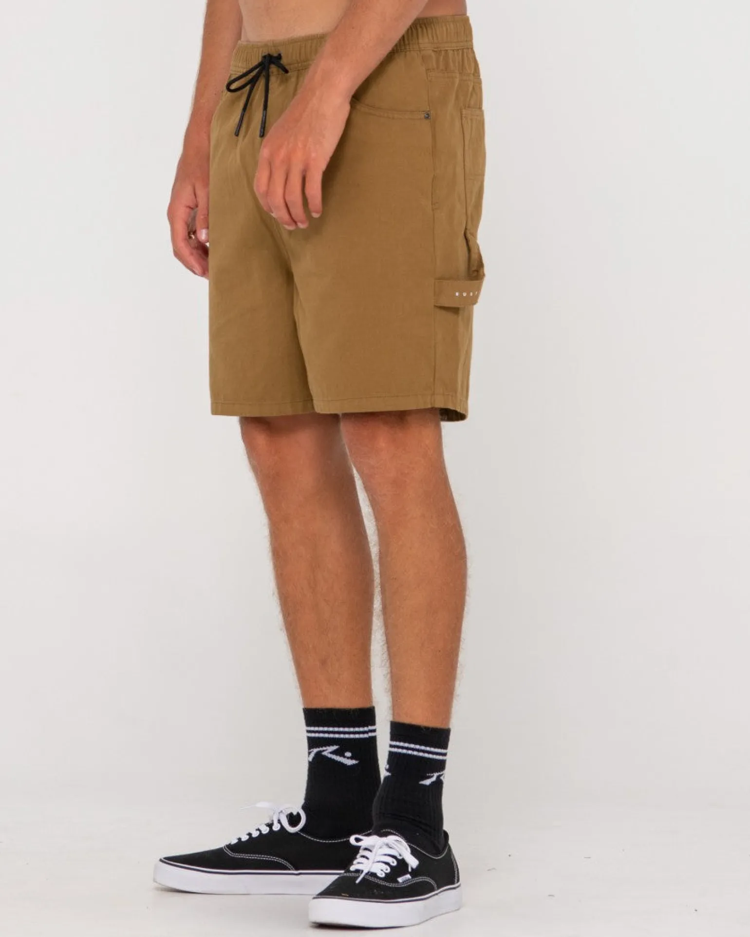 Dungaree Elastic Short | Rusty Clearance
