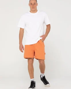Dungaree Elastic Short | Rusty Best Sale