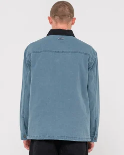 Dungaree Zip Up Jacket | Rusty Best Sale