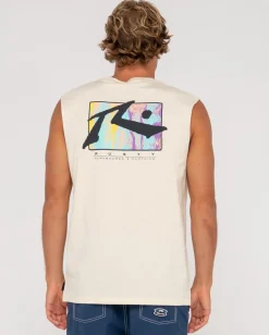 Dye Bath Graphic Muscle | Rusty Hot