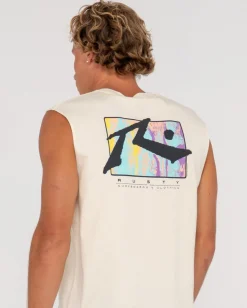 Dye Bath Graphic Muscle | Rusty Hot