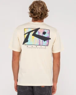 Dye Bath Short Sleeve Graphic Tee | Rusty Discount