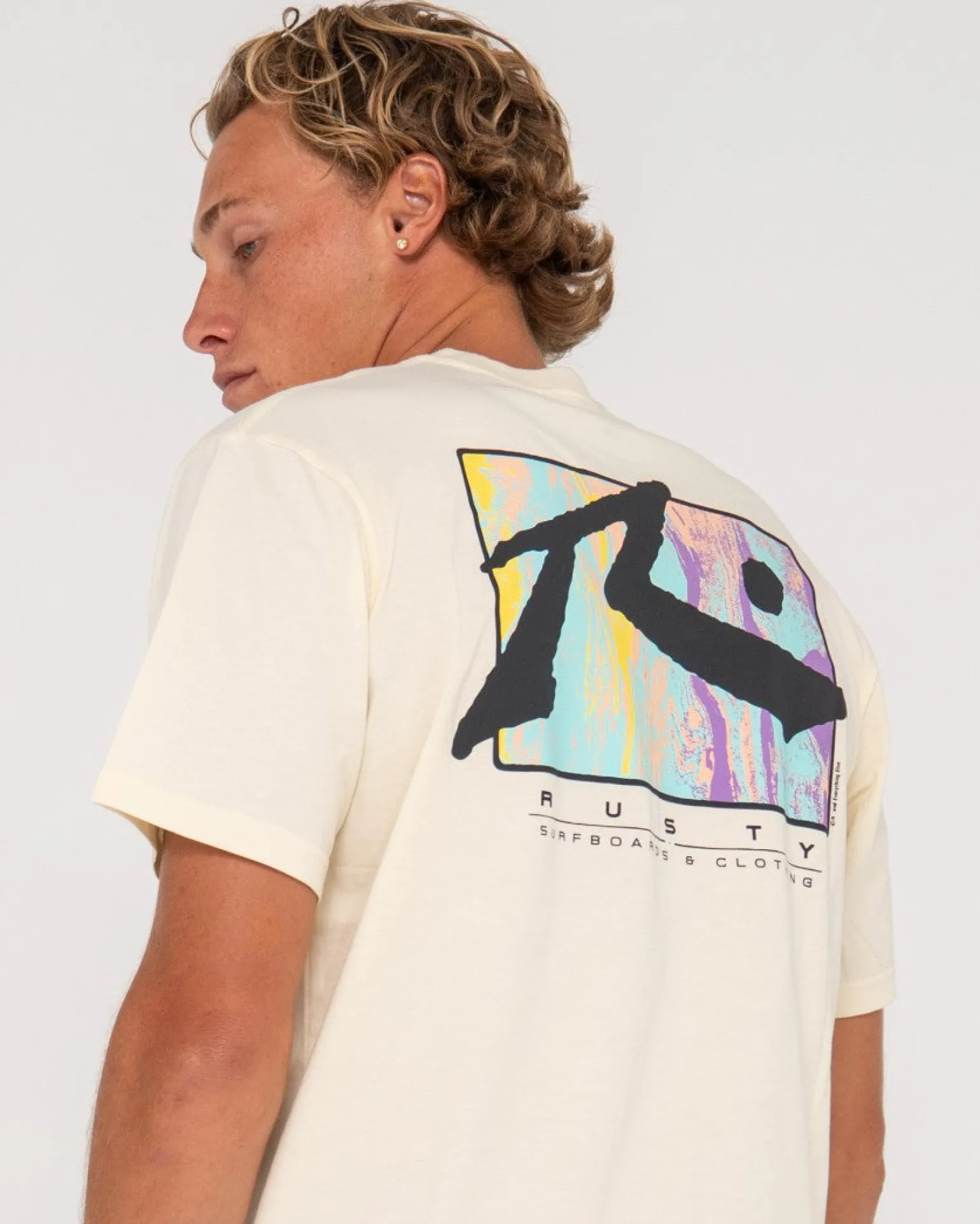 Dye Bath Short Sleeve Graphic Tee | Rusty Discount
