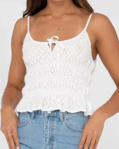 Effie Cut Out Cami Crop Top | Rusty Flash Sale