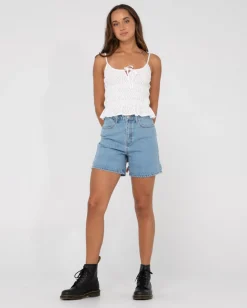 Effie Cut Out Cami Crop Top | Rusty Flash Sale