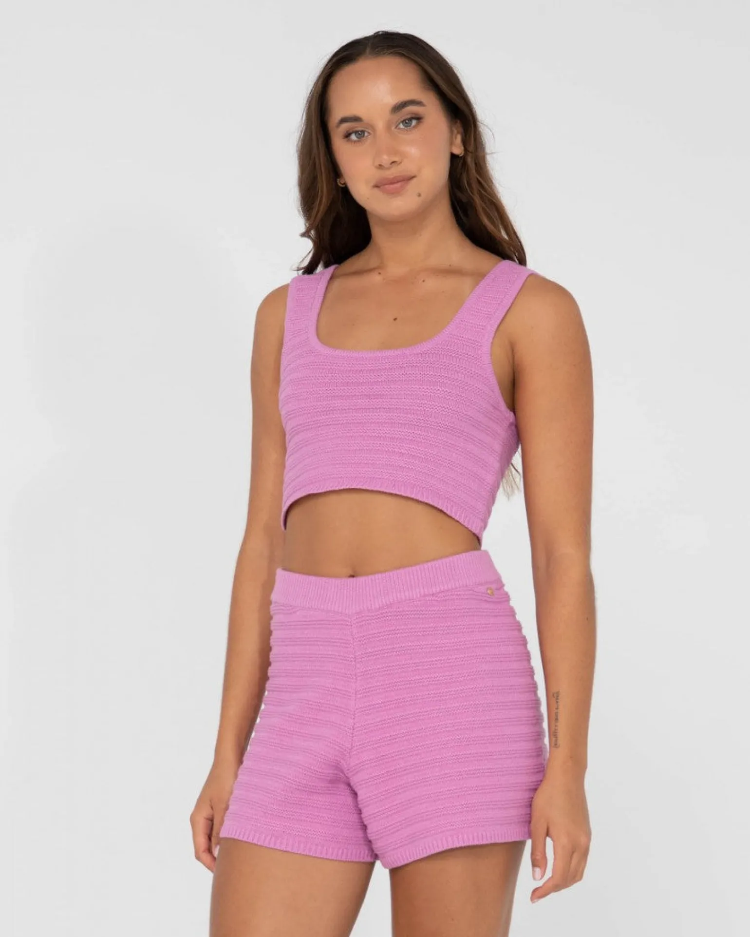 Elba Knit Crop Top | Rusty Sale