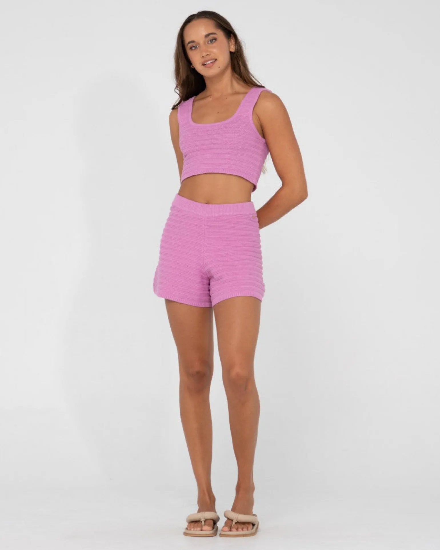 Elba Knit Crop Top | Rusty Sale