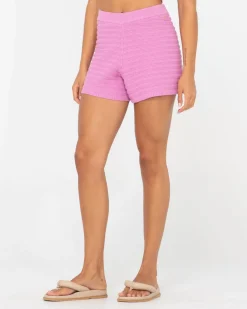 Elba Knit High Waisted Short | Rusty Clearance