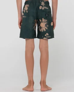 Electric Sax Printed Elastic Boardshort Boys | Rusty Fashion