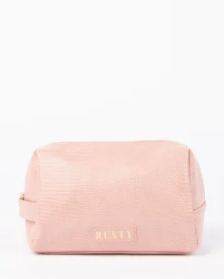 Essentials Textured Cosmetic Pouch | Rusty Store