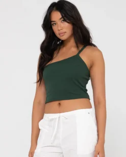 Everywhere One Shoulder Tank | Rusty Sale
