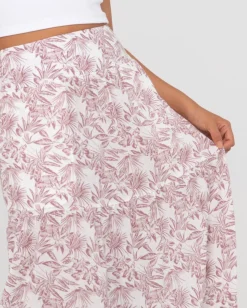 Faye High Waisted Floral Maxi Skirt | Rusty Flash Sale