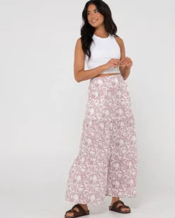 Faye High Waisted Floral Maxi Skirt | Rusty Flash Sale
