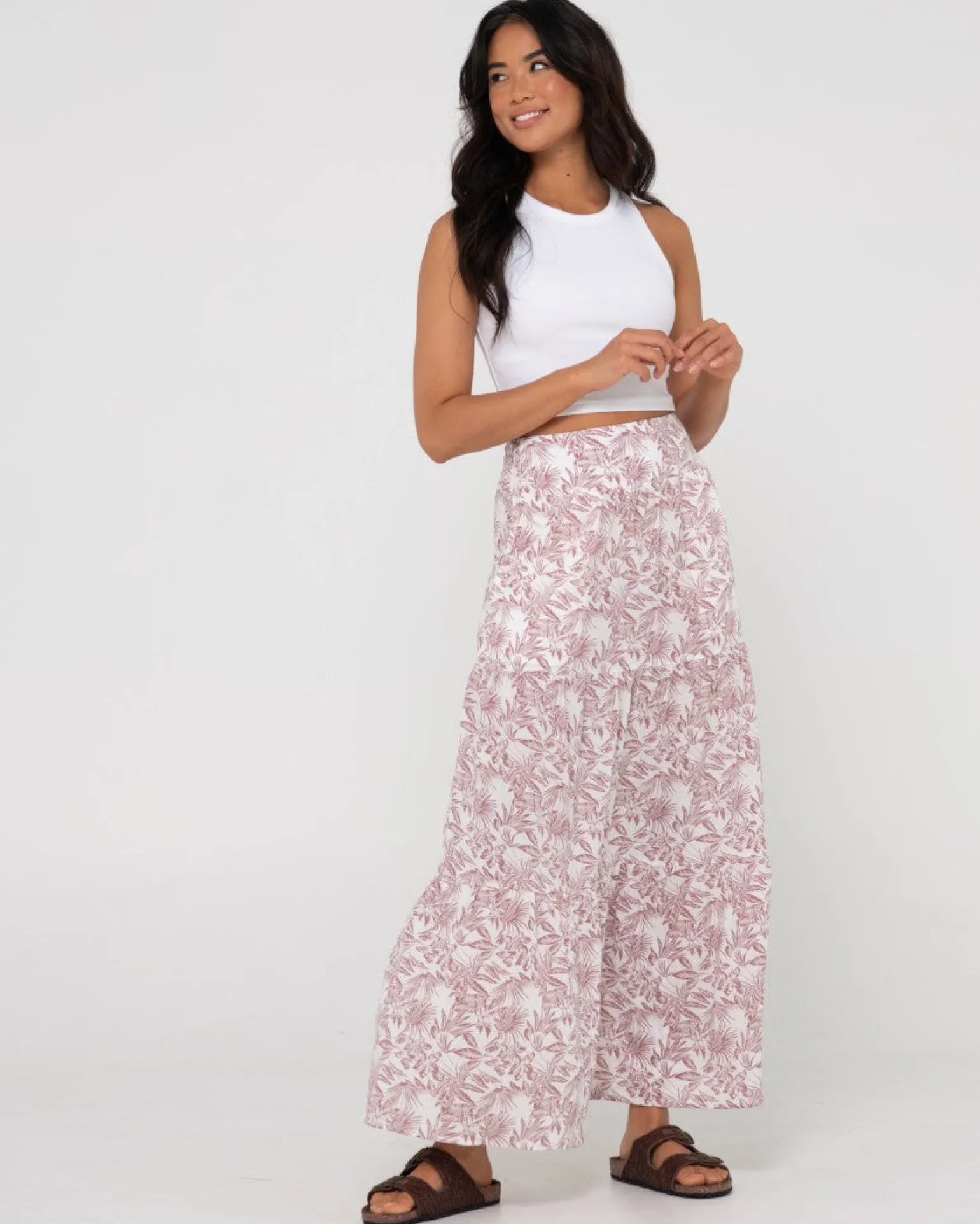Faye High Waisted Floral Maxi Skirt | Rusty Flash Sale