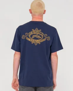 Filigree Short Sleeve Graphic Tee | Rusty Online