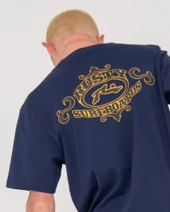 Filigree Short Sleeve Graphic Tee | Rusty Online