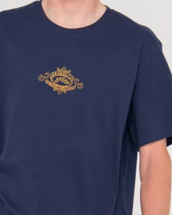 Filigree Short Sleeve Graphic Tee | Rusty Online