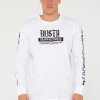 Flaming Anarchy Long Sleeve Tee Boys | Rusty New