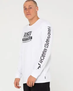 Flaming Anarchy Long Sleeve Tee Boys | Rusty New