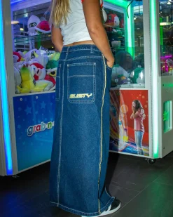 Flip Mommy Low Rise Denim Maxi Skirt | Rusty Store