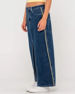 Flip Mommy Low Rise Denim Maxi Skirt | Rusty Store