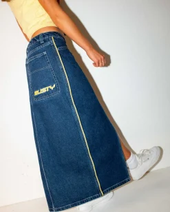 Flip Mommy Low Rise Denim Maxi Skirt | Rusty Store